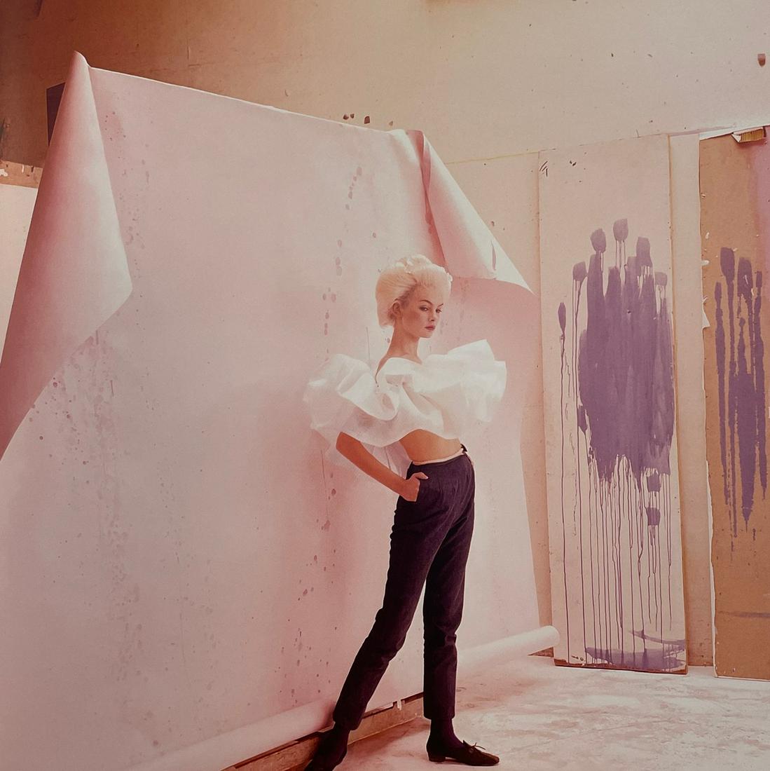 Cecil Beaton - Jean Shrimpton, 1964: CECIL BEATON (1904-1980) Jean Shrimpton, 1964 Print in Colors 10 1/4" x 10 1/2" Cecil Beaton was a British photographer and designer best known for his elegant photographs of high society. Working wit