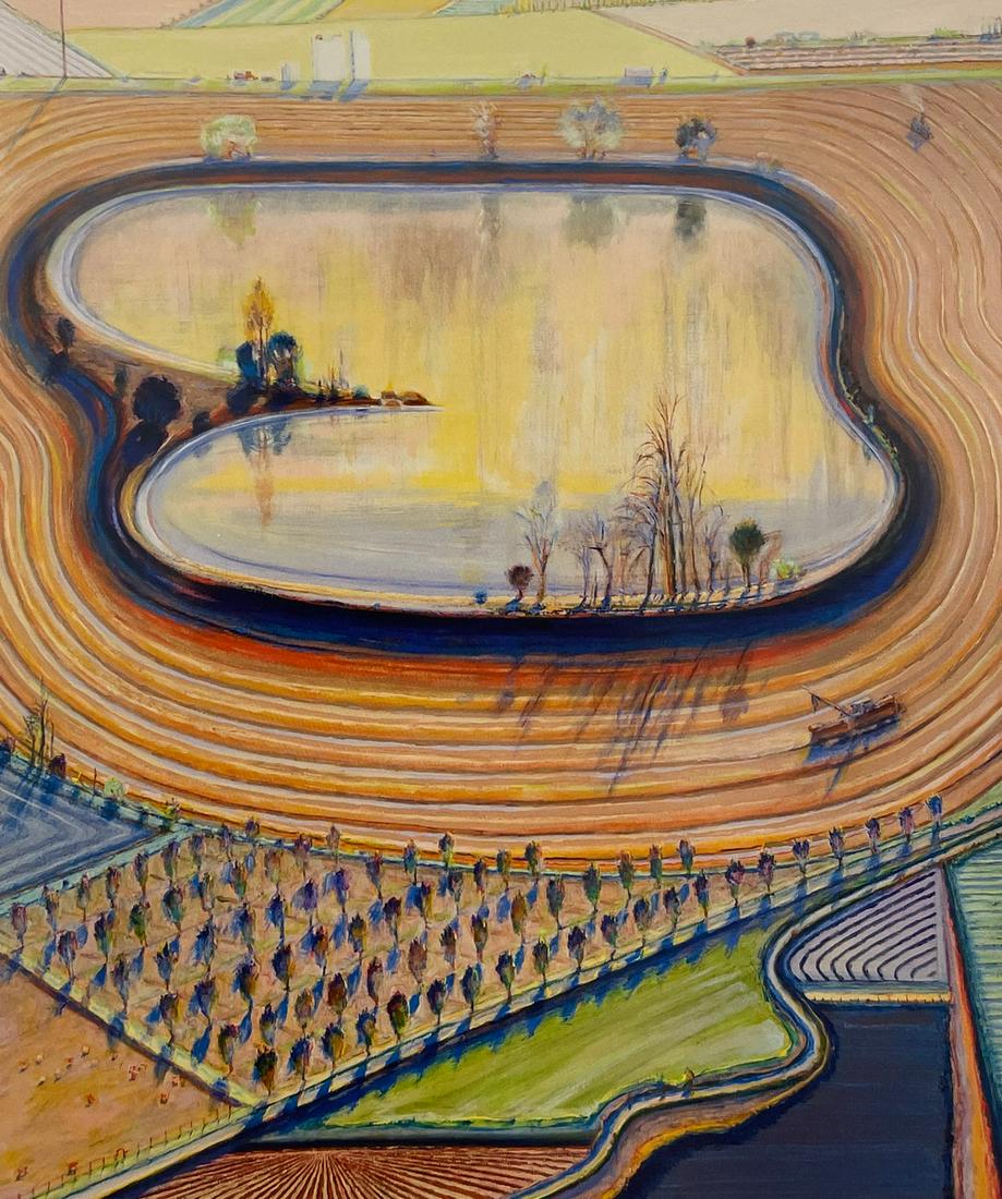 Wayne Thiebaud - Fields & Furrows, 2002 (1 of 1)