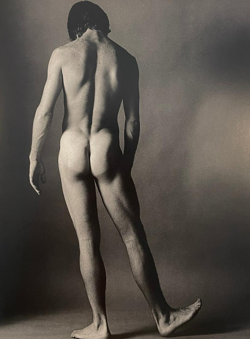 Ken Haak - Male Nude, 1971: KEN HAAK (1923-1991) Male Nude, 1971 Print in Colors 9 1/4" x 12" Ken Haak was a celebrated fashion photographer. A native of Glendale, California, Haak attended the Art Center School in Los Angeles,