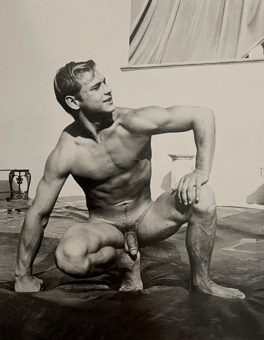 Male Nude - Bob Mizer, 1955 - Print in Colors: BOB MIZER Male Nude, Bob Mizer, 1955 Print in Colors 3 3/4" x 4 3/4"