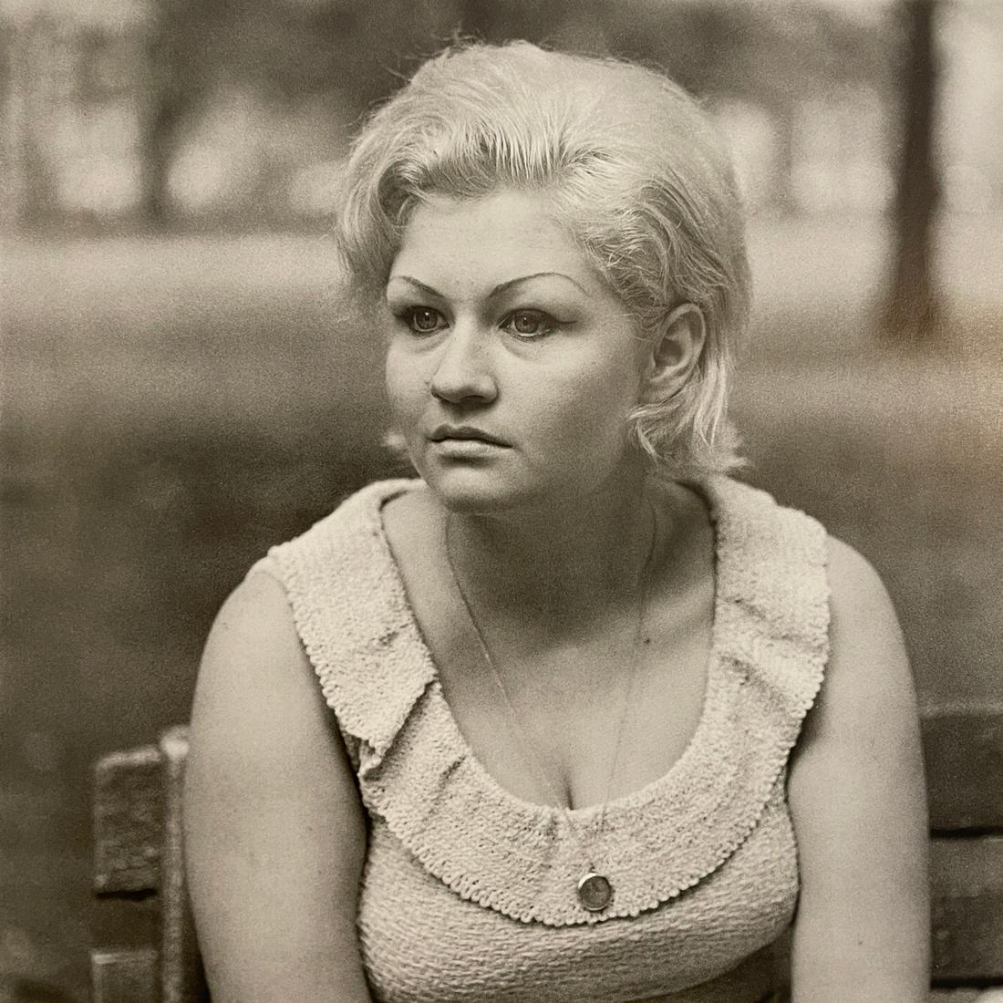 Diane Arbus - Woman with a locket in Washington Square Park, 1965 (1 of 1)
