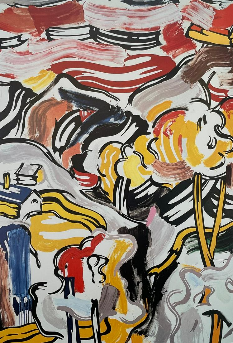 Roy Lichtenstein - Landscape with Red Sky, 1985 (1 of 1)