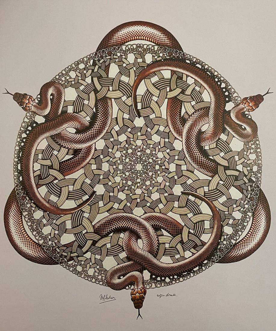 MC Escher - Snakes, 1969 (1 of 1)