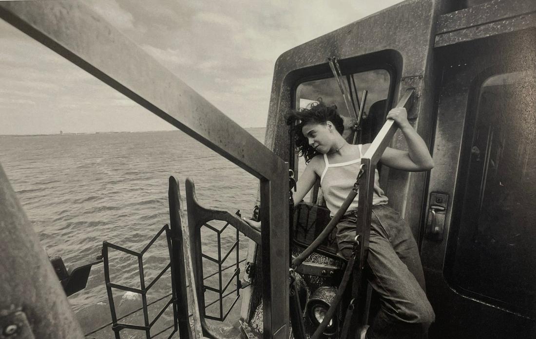 Bruce Davidson - New York Subway, 1980: BRUCE DAVIDSON (B. 1933) New York Subway, 1980 Print in Colors 6 1/4" x 9 3/4" Bruce Davidson is an American photographer known for capturing images of communities and individuals living on the fringe