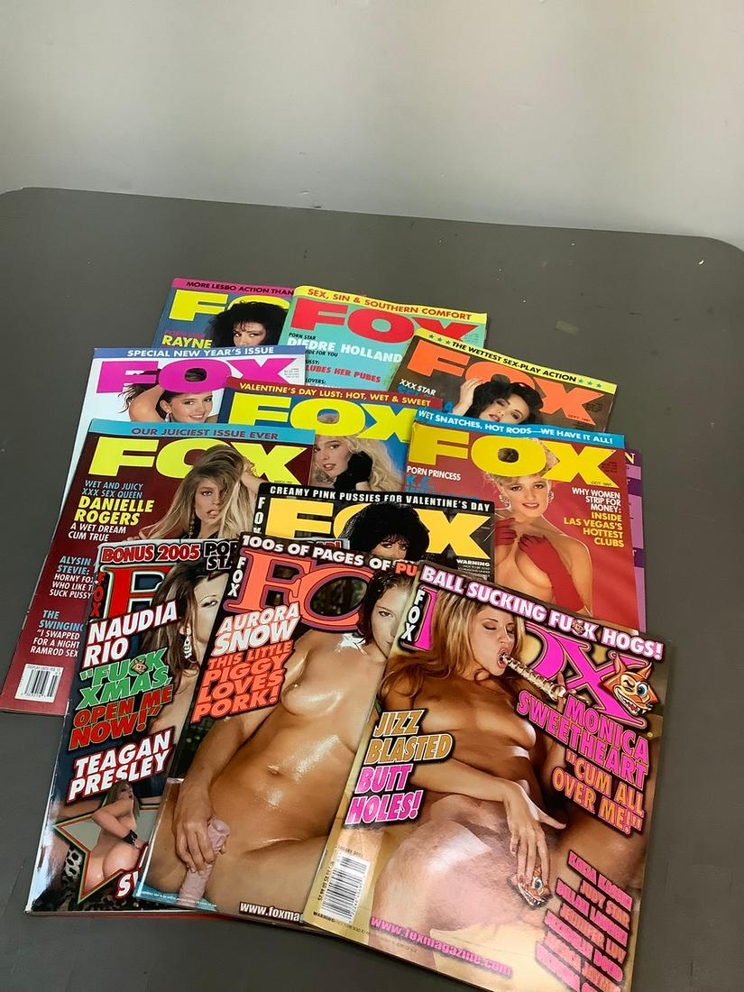 Lot of 1990's-2000's Fox Adult Magazines: Lot of 1990's-2000's Fox Adult Magazines