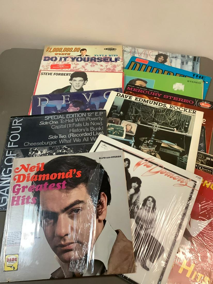 Lot of Albums including Neil Diamond, Fats Domino, Devo, The Chantels and More (1 of 1)