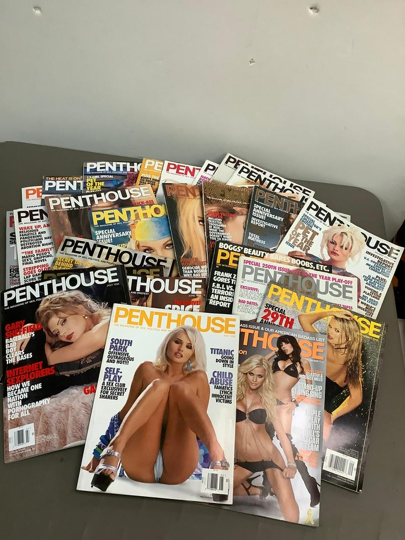 Lot of Penthouse Adult Magazines: Lot of Penthouse Adult Magazines