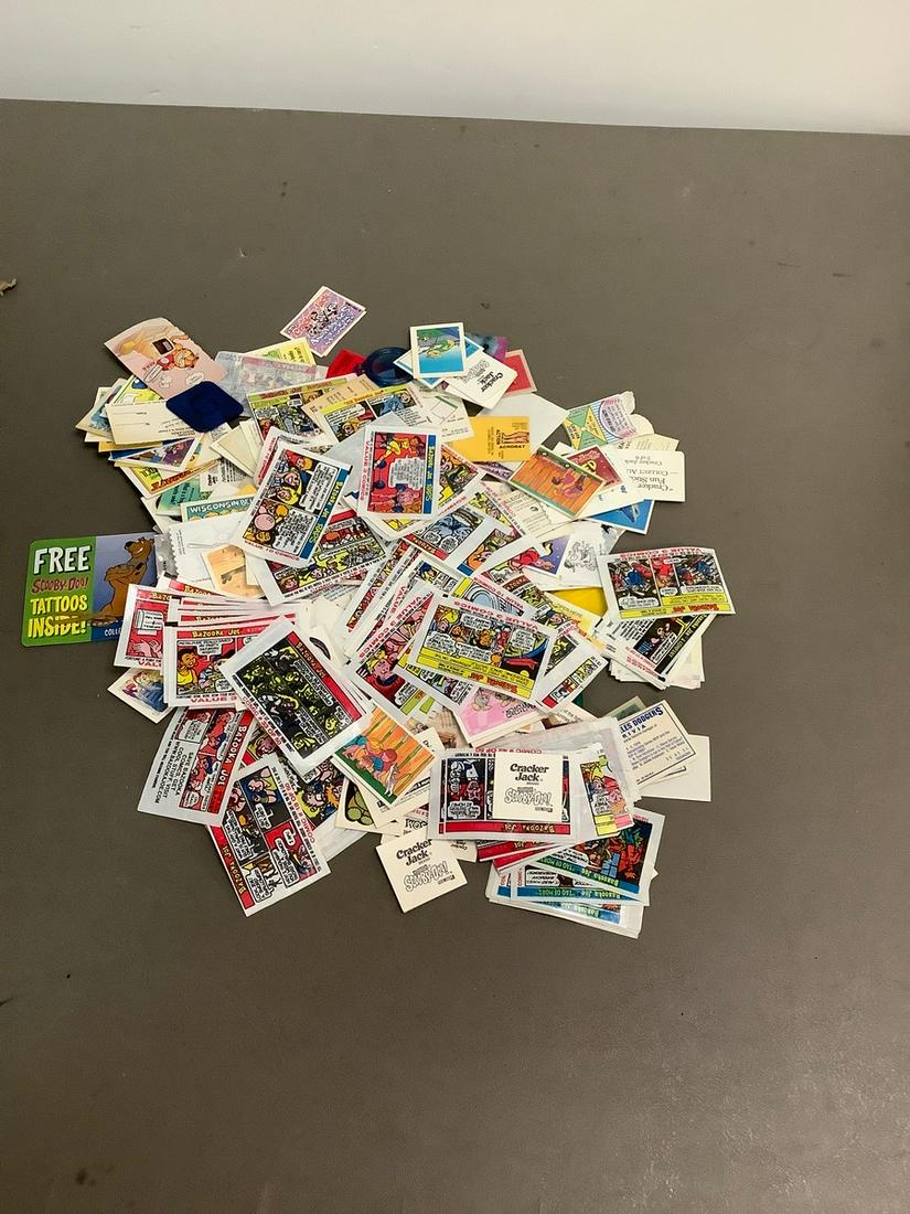 Lot of Vintage Cracker Jack Prizes, Bazooka Joe Bubble Gum Comics and More (1 of 1)