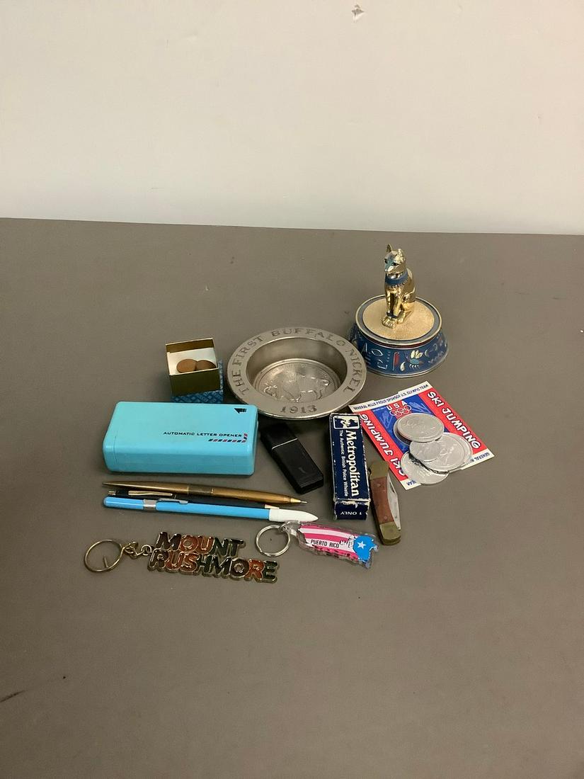 Lot of Vintage Metropolitan Authentic British Police Whistle, Cross Pen, Pocket Knife, Automatic (1 of 1)