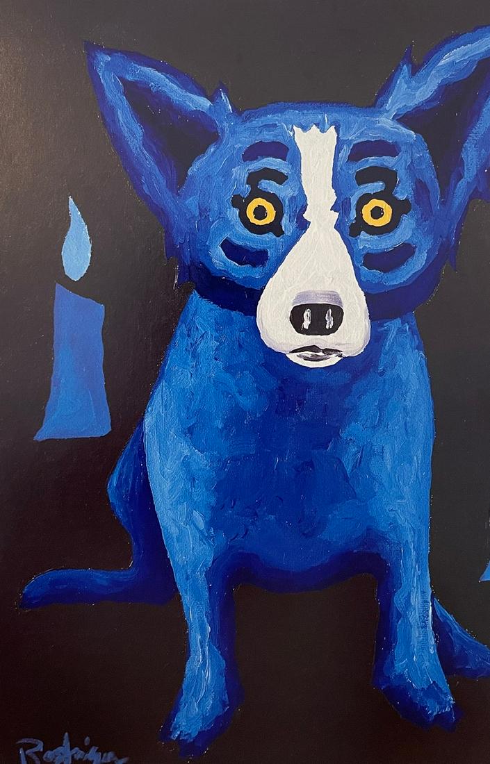 George Rodrigue - Blue Dog, Print (1 of 1)