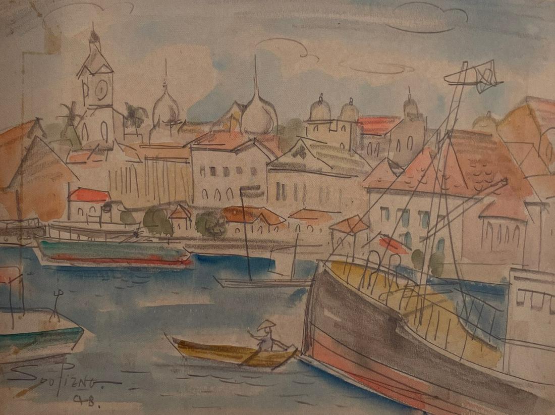 Cheong Soo Pieng - Untitled, 1948 (1 of 1)