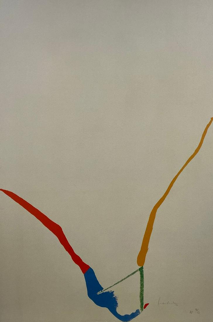 Helen Frankenthaler - What Red Lines Can Do, 1970 (1 of 1)