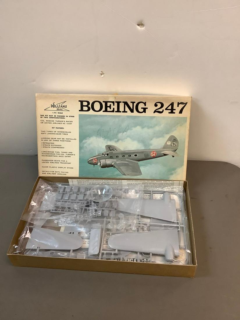 Vintage Williams Bros. Boeing 247 1/72 Scale Model Kit (1 of 1)