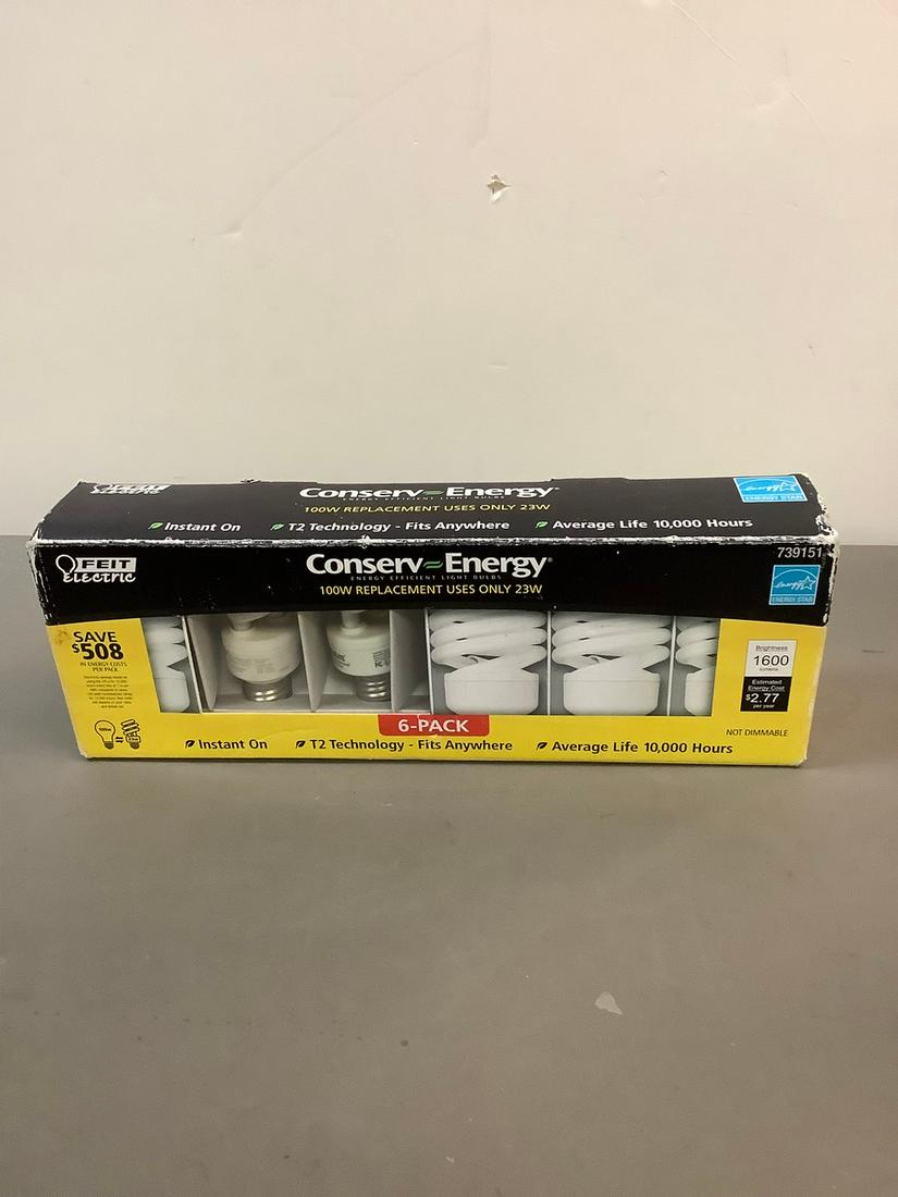 Feit Electric 6-Pack Conserv Energy Bulbs: Feit Electric 6-Pack Conserv Energy Bulbs