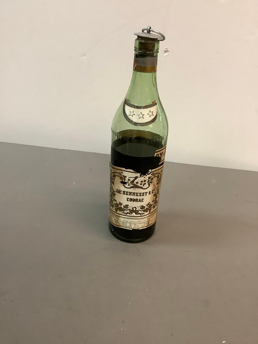 Vintage Opened Hennessy Cognac Brandy (1 of 1)