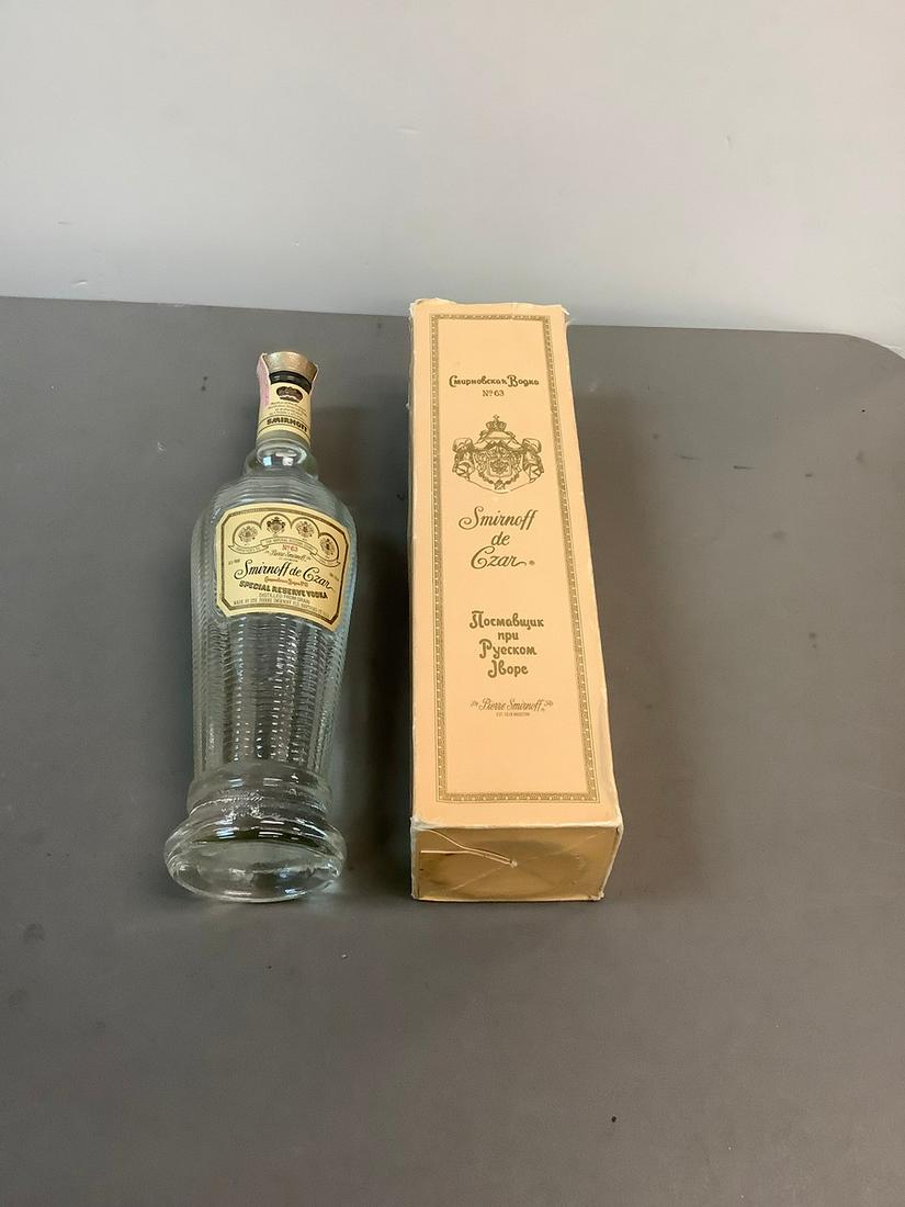 Vintage Sealed 1980 Smirnoff Czar TWA Flight For The Pope: Vintage Sealed 1980 Smirnoff Czar TWA Flight For The Pope