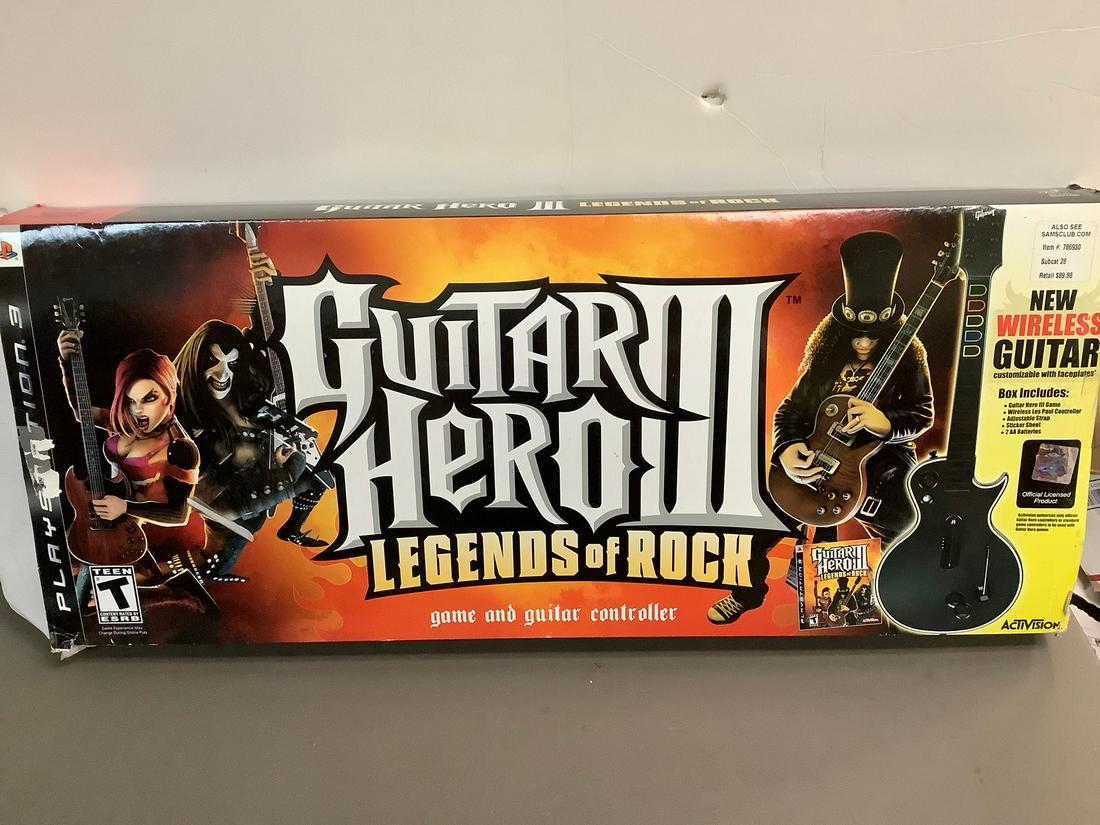 Play Station 3 Guitar Hero III Wireless Guitar (1 of 1)