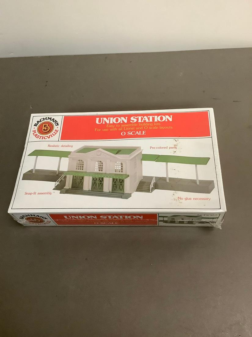 Bachmann Plasticville Union Station Building Kit O Scale (1 of 1)