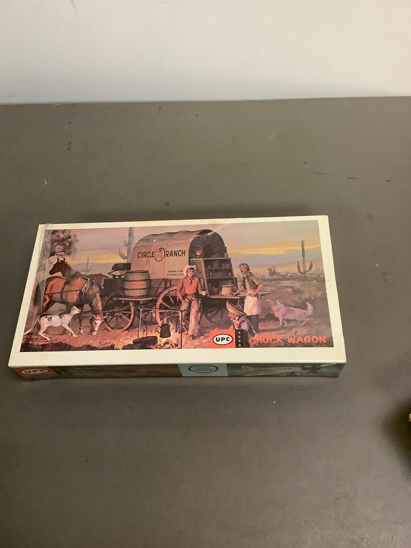 Vintage Sealed UPC Chuck Wagon Model Kit (1 of 1)