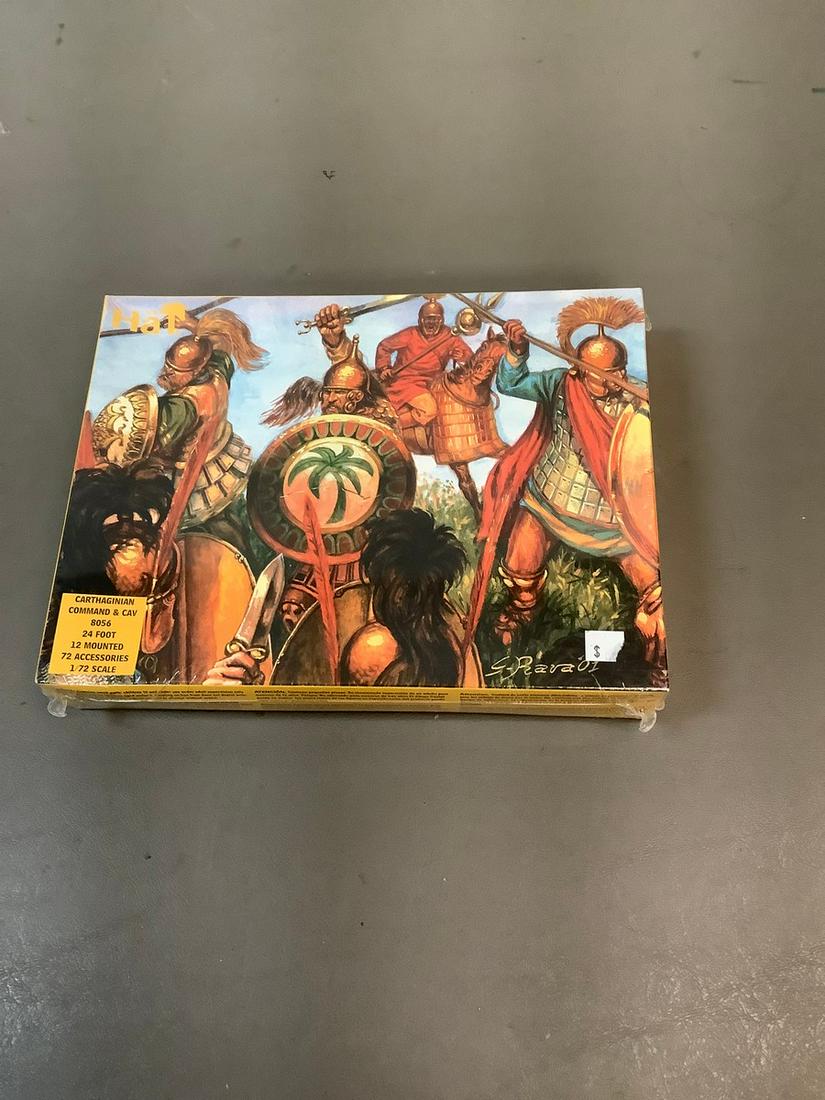 Sealed 2001 Hat Carthaginian Command & Cav 1/72 Scale Model Kit (1 of 1)
