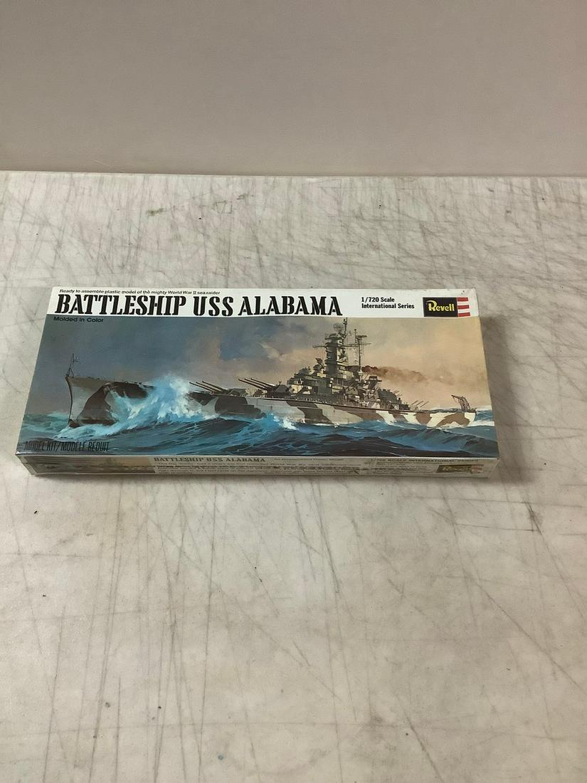 Sealed Revell Battleship USS Alabama 1/720 Scale International Series Model Kit (1 of 1)