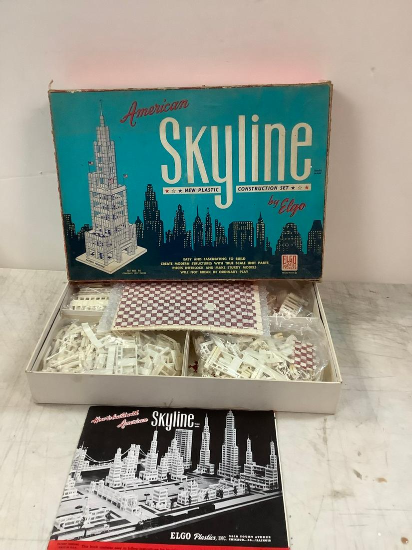 Vintage Elgo Plastics, Inc. American Skyline Plastic Construction Set (1 of 1)