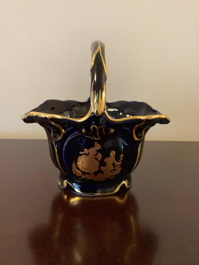 Limogues Decorative Basket 6" (1 of 1)