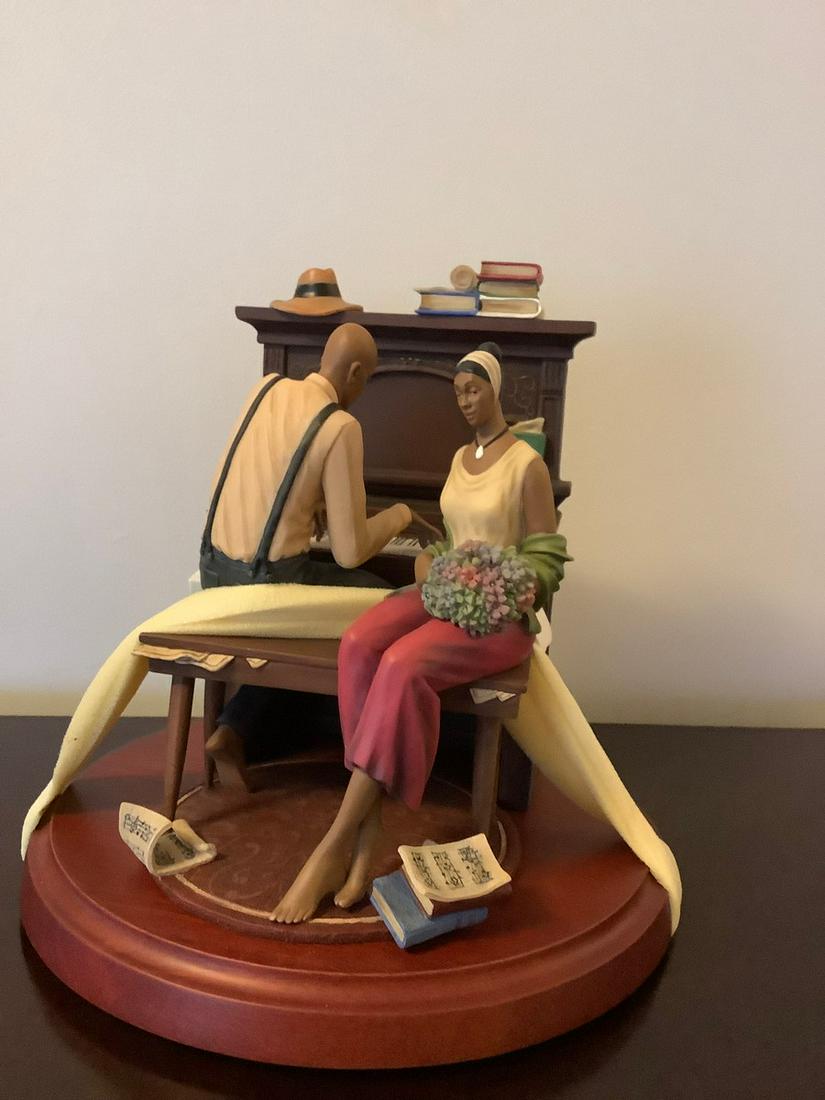 Lenox Ebony Visions Serenade, Ltd. Edition  #1119 8" tall (1 of 1)