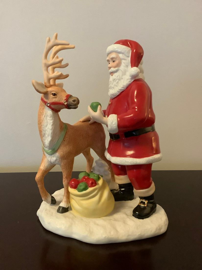 Lenox Santa's Reindeer, Ltd Edition #1015, 8.5": Lenox Santa's Reindeer, Ltd Edition #1015, 8.5"