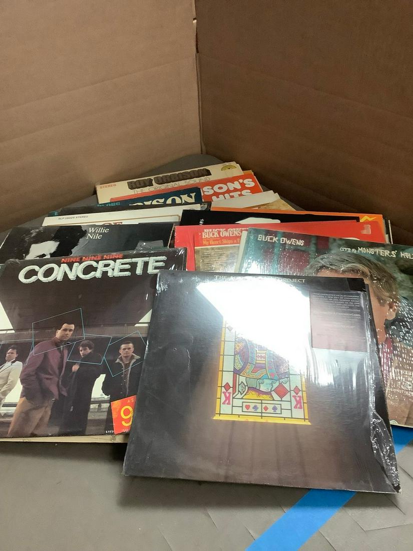 Lot of Albums including Roy Orbison, Buck Owens, The Alan Parsons Project and More (1 of 1)