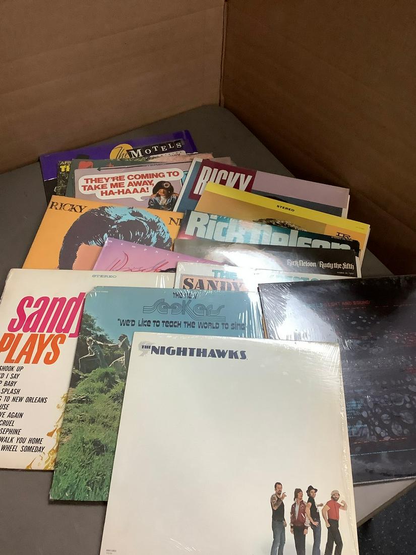 Lot of Albums including The Motels, Ricky Nelson, The Night Hawks and More (1 of 1)