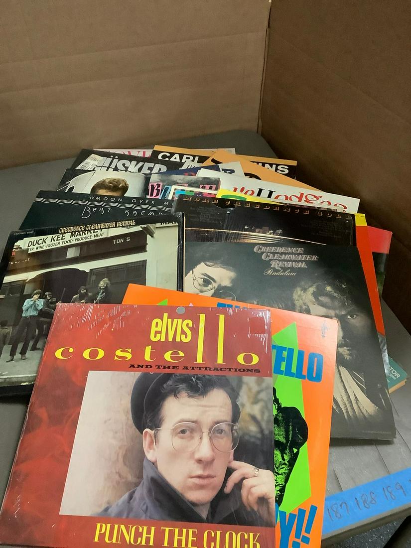 Lot of Albums including Sam Cooke, Elvis Costello, Creedence Clearwater Revival and More (1 of 1)