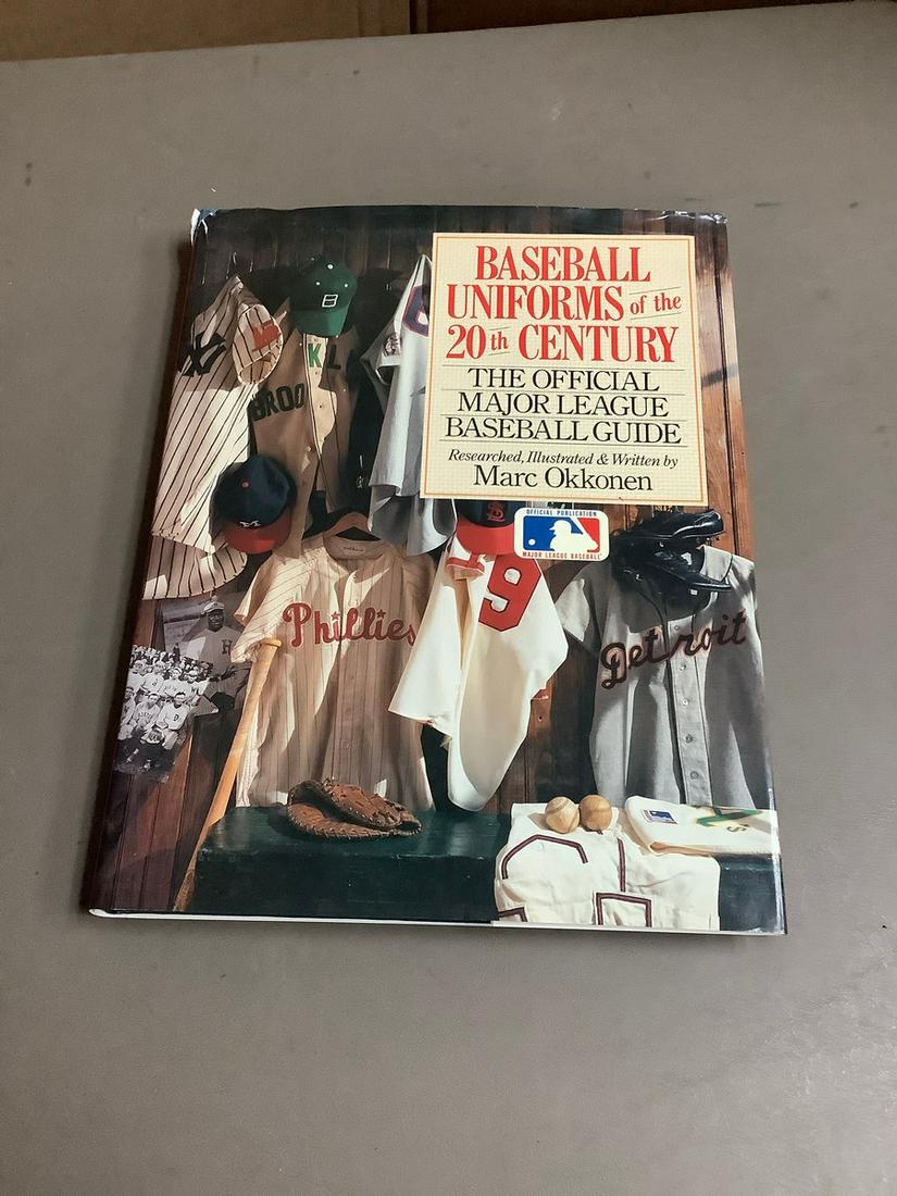 Baseball Uniforms of The 20th Century The Official Major League Baseball Guide Book (1 of 1)