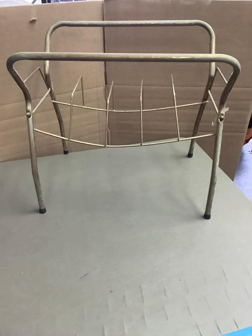 Vintage MCM Record Rack 19x20x15 (1 of 1)