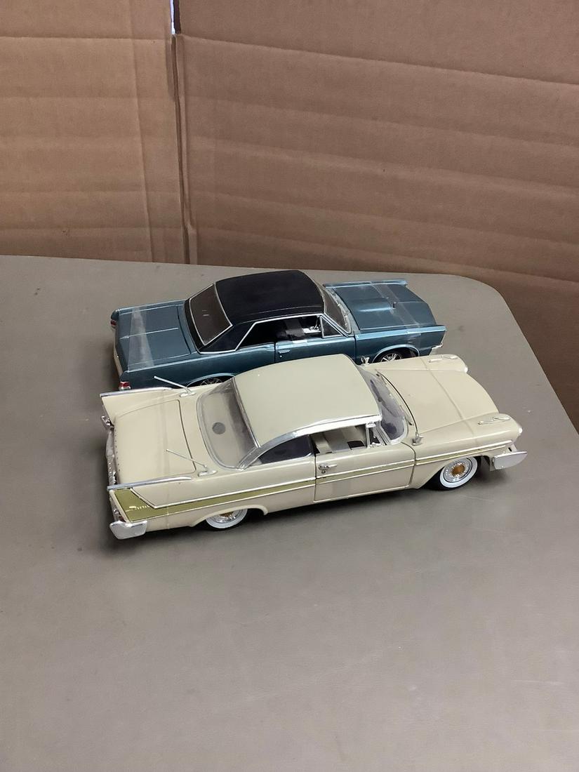 Motor Max 1958 Plymouth Fury 11" and Maisto 1965 Pontiac GTO 11" (1 of 1)