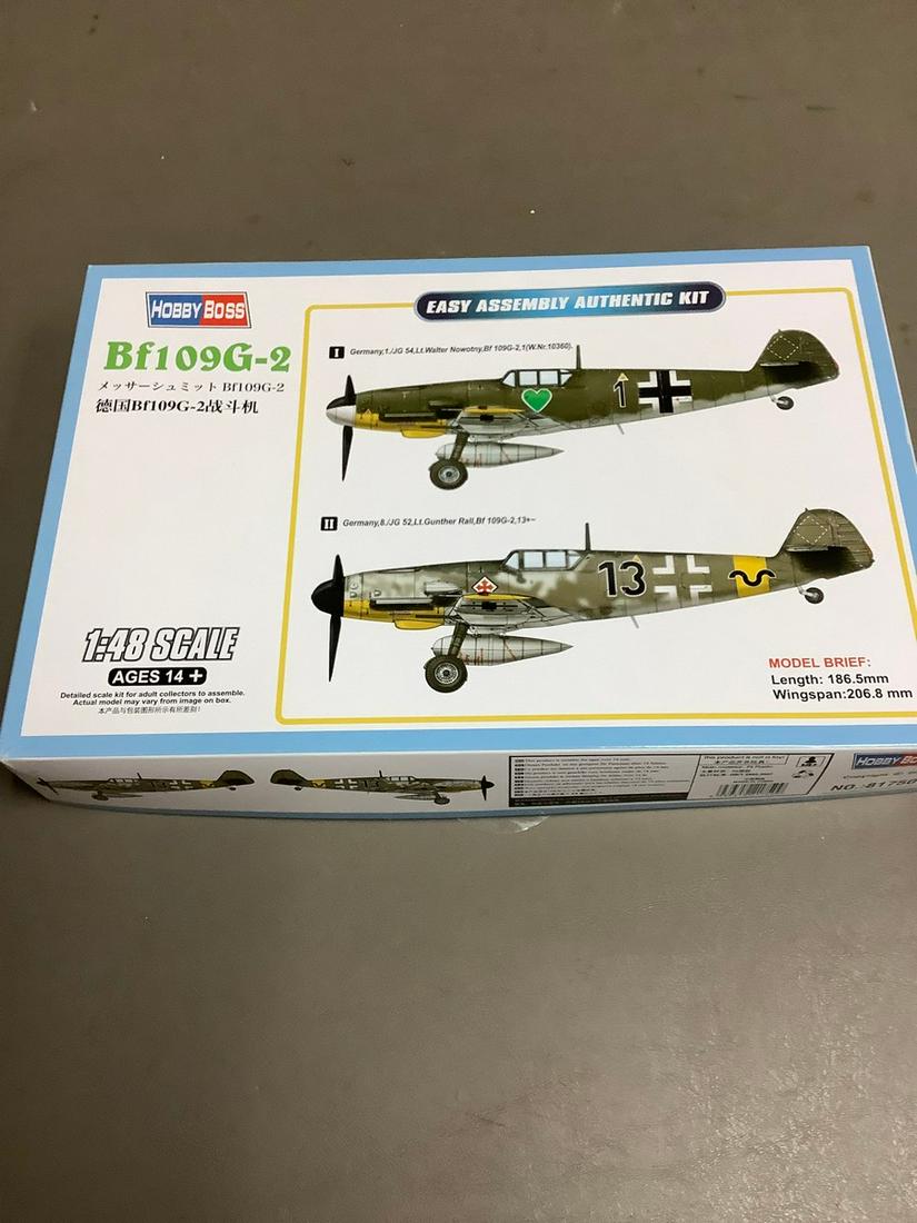 Hobby Boss BF109G-2 1:48 Scale Model Kit (1 of 1)