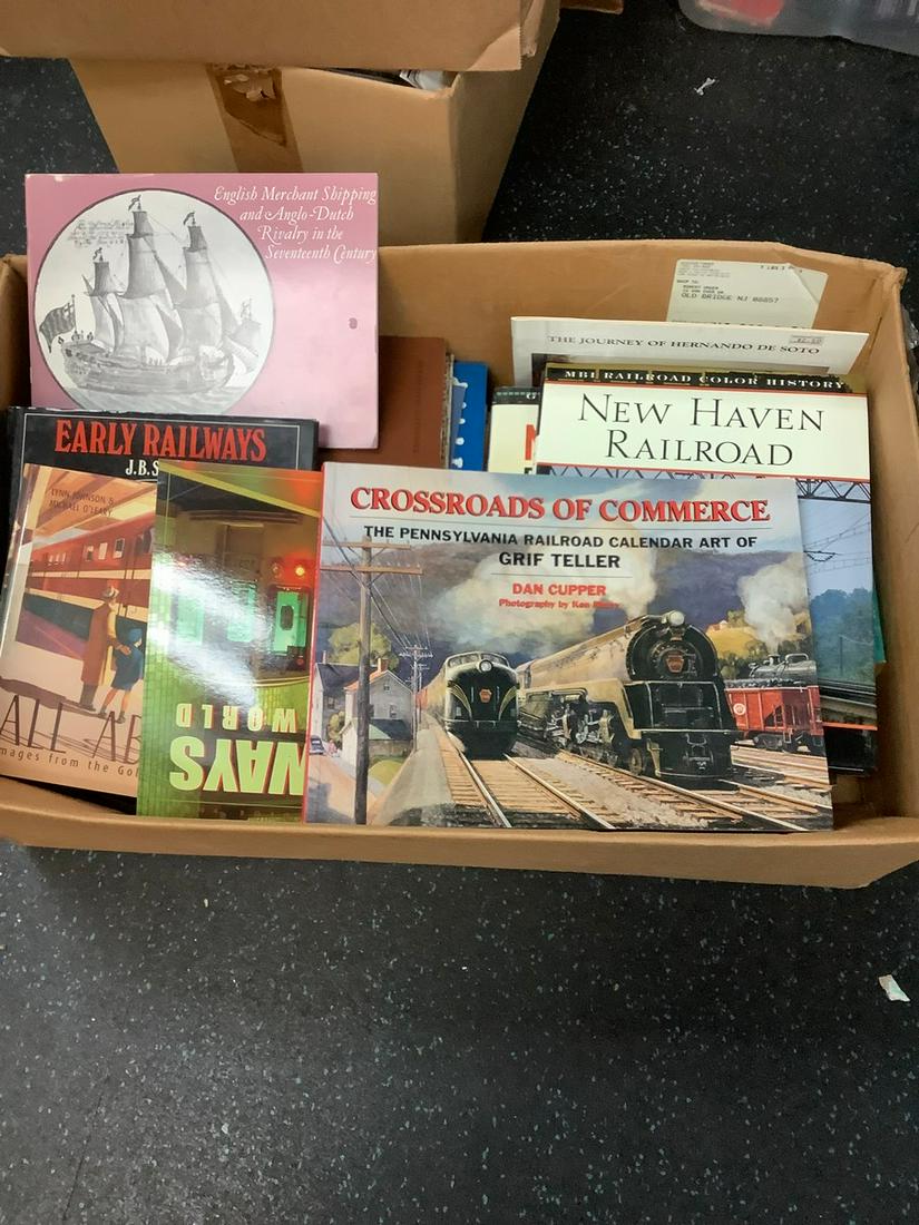Lot of Vintage Railroad Books and Magazines (1 of 1)