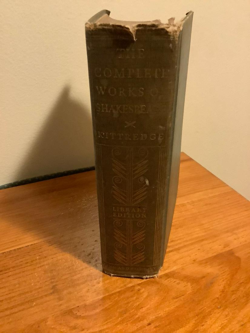 Vintage 1936 The Complete Works Of Shakespeare Book Library Edition (1 of 1)