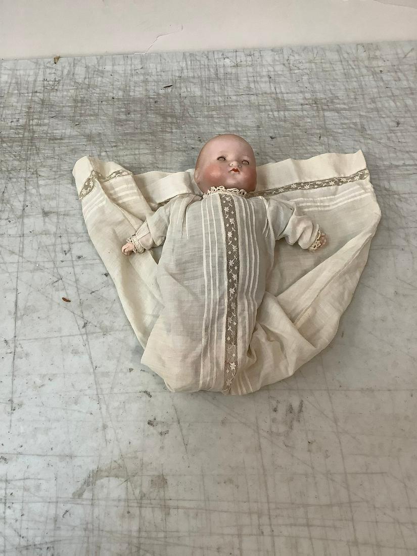 Vintage A.M. Germany Porcelain Face Doll 7" (1 of 1)