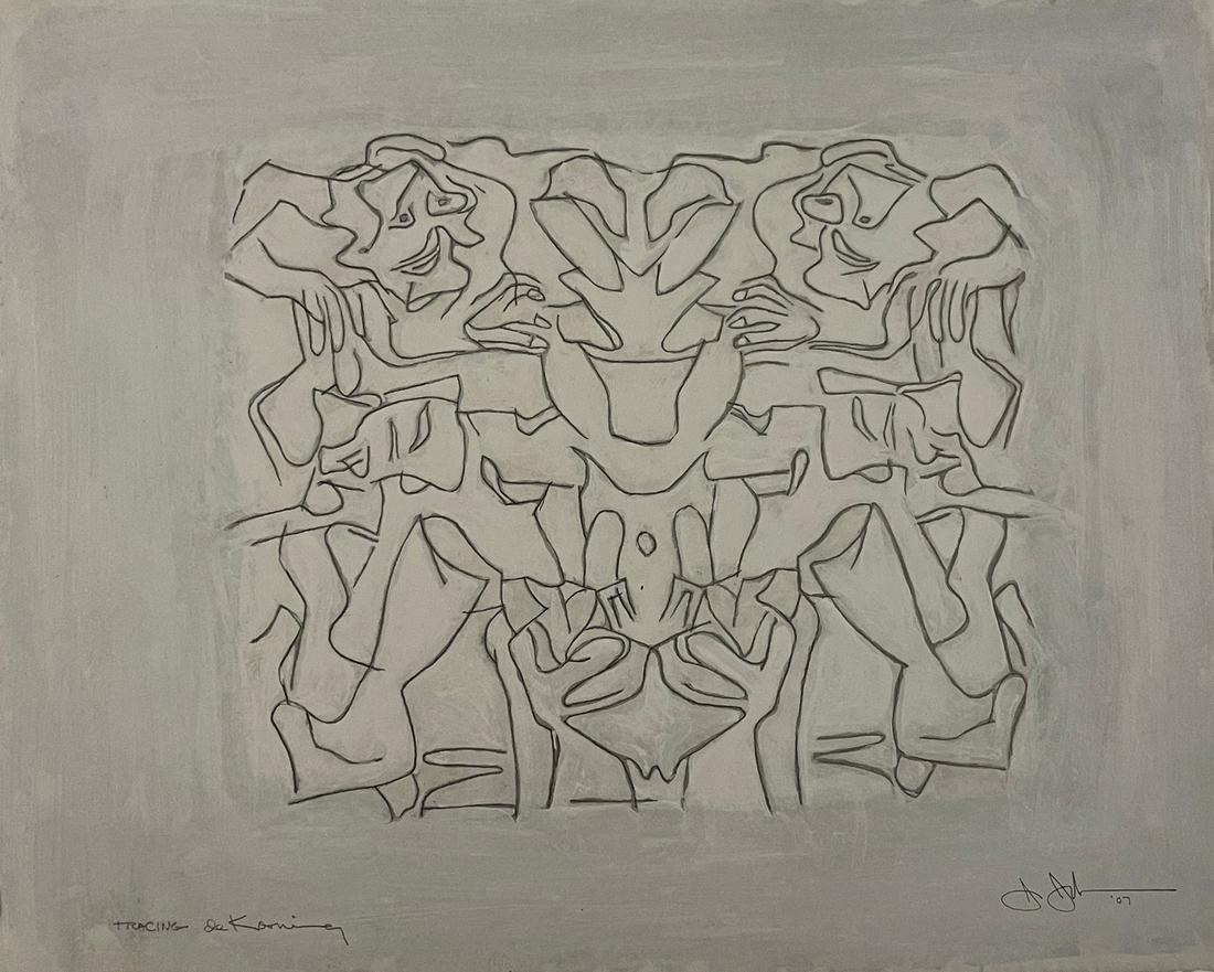 Jasper Johns - Tracing After De Kooning, 2007 (1 of 1)