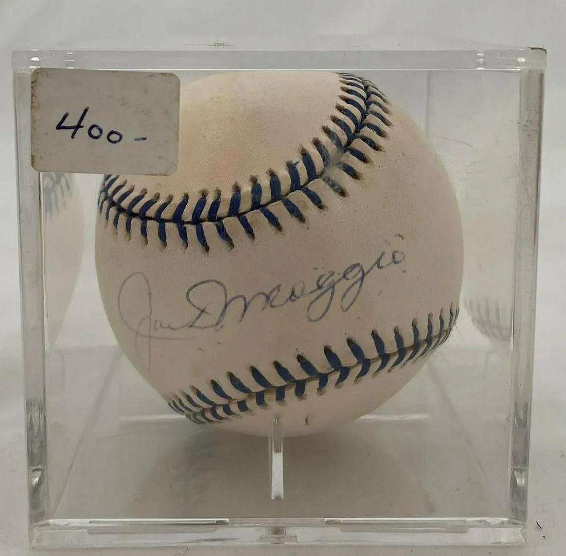 Joe DiMaggio - Hand Signed - Baseball (1 of 5)