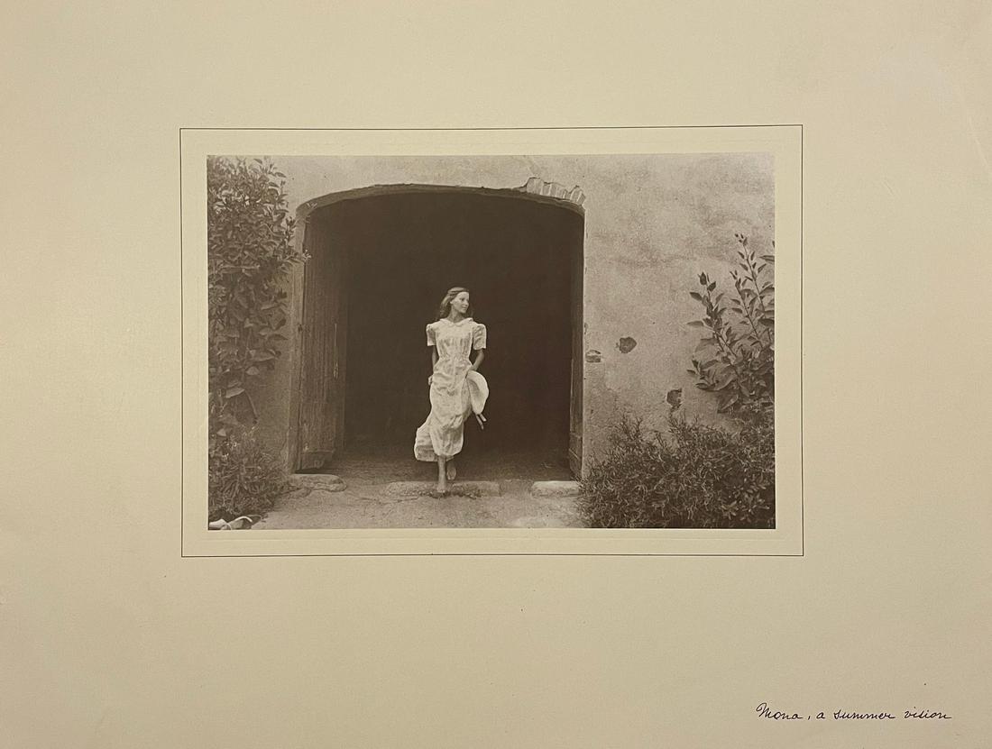 David Hamilton - Mona, A Summer Vision: DAVID HAMILTON (1933-2016) Mona, A Summer Vision Print in Colors 11 3/4" x 15" David Hamilton was a British photographer and film director known for his nude photographs of adolescent girls. Often con