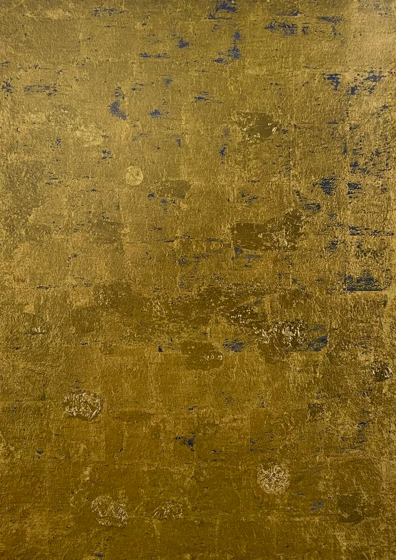 Yves Klein - Untitled Monogold, 1961: YVES KLEIN (1928-1962) Untitled Monogold, 1961 Print in Colors 6 1/4" x 8 3/4" Yves Klein was a French Conceptual artist with a wide-ranging and highly influential practice. Perhaps best remembered fo