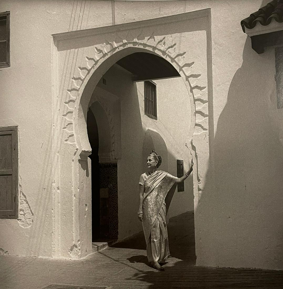 Cecil Beaton - Barbara Hutton, 1961: CECIL BEATON (1904-1980) Barbara Hutton, Morocco, 1961 Print in Colors 10" x 10" Cecil Beaton was a British photographer and designer best known for his elegant photographs of high society. Working wi