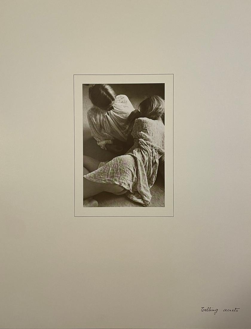 David Hamilton - Telling Secrets: DAVID HAMILTON (1933-2016) Telling Secrets Print in Colors 11 3/4" x 15" David Hamilton was a British photographer and film director known for his nude photographs of adolescent girls. Often controver