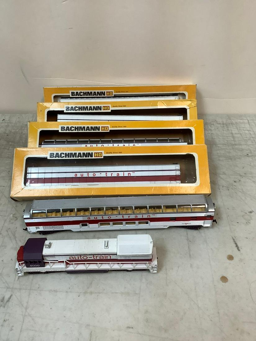 Lot of Bachmann Trains, Cars and Engines (1 of 1)