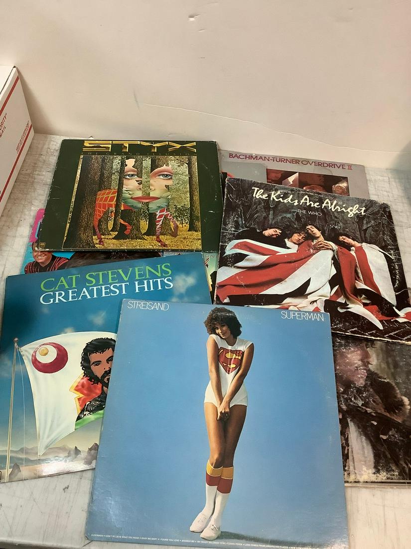 Lot of Albums including Three Dog Night, Cat Stevens, Bob Dylan, Barbara Streisand and More: Lot of Albums including Three Dog Night, Cat Stevens, Bob Dylan, Barbara Streisand and More