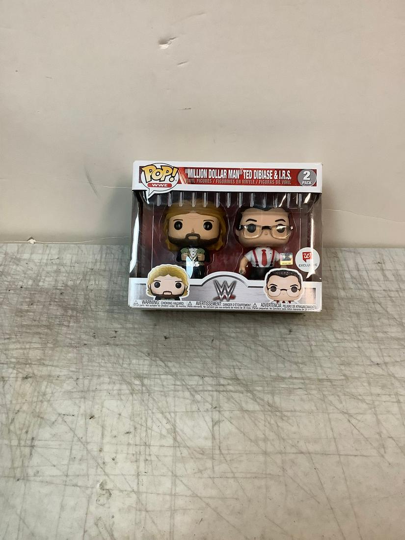 Sealed Funko Pop! 2-Pack "Million Dollar Man" & Ted Dibiase & I.R.S. Figure (1 of 1)