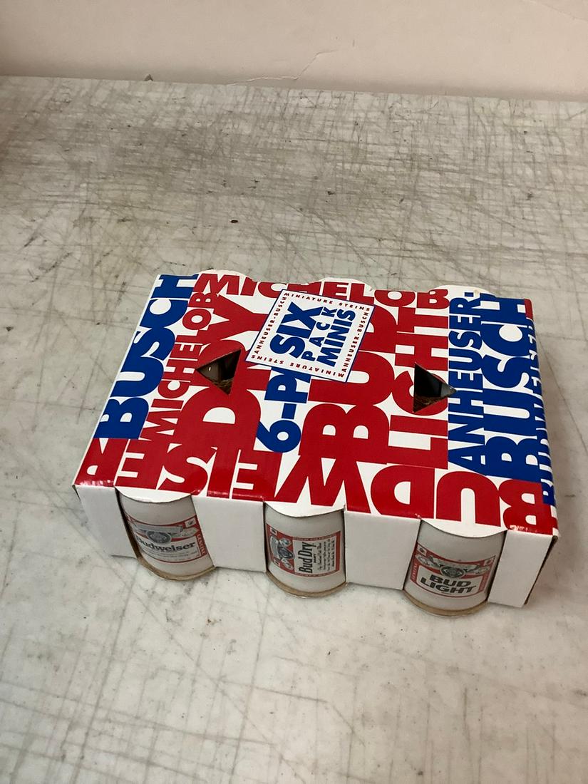 Anheuser-Busch  Collectibles six pack mini steins (1 of 1)