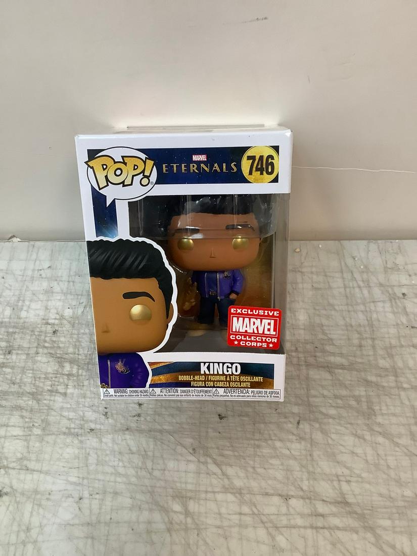 Sealed Funko Pop Eternals "Kingo" Bobble-Head Figure (1 of 1)